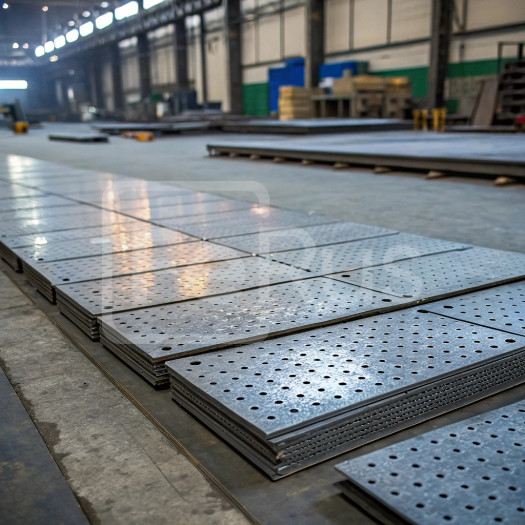 Лист перфорированный стальной 0,5 мм  09Х16Н4Б ГОСТ 58602-2019