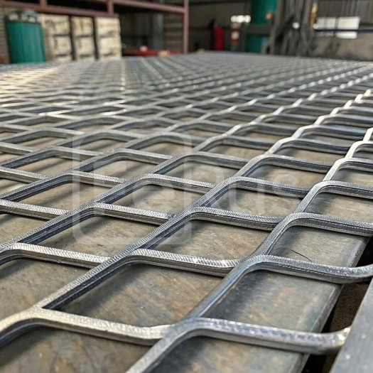 Лист просечно-вытяжной нержавеющий 1х1000х2000 мм ПВЛ 208 12Х17 ТУ 36-26.11-5-89