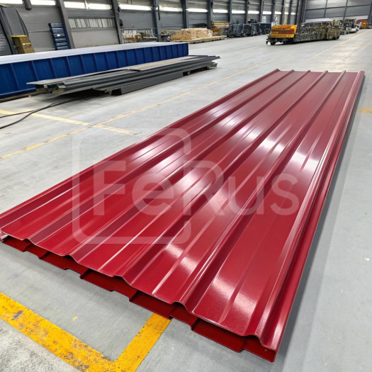 Профнастил С20 полиэстер (Zn100-180) 0,35х1100х1200 мм, RAL 3005