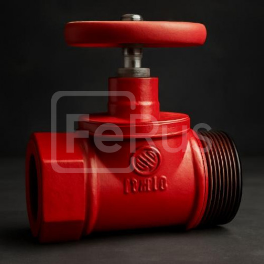 Клапан пожарный КПКП 65-1 прямоточный чугунный